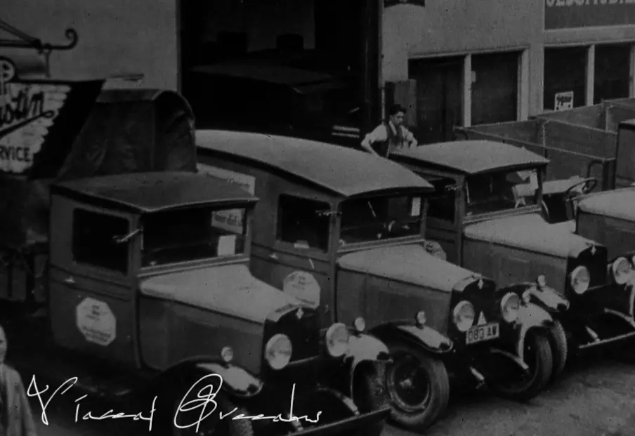 Image of old cars to represent Greenhous' legacy